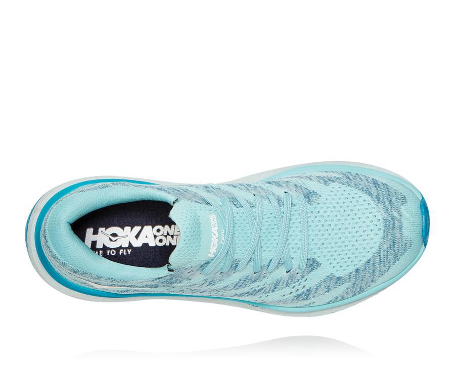 Zapatos Para Caminar Hoka One One Mujer Azules - Cavu 3 - QCYF25643